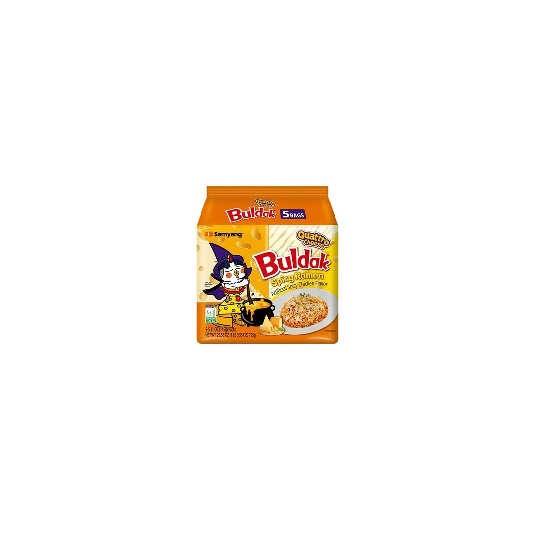 Samyang Buldak Ramen Quattro Cheese – Single & 5-Pack Pricing