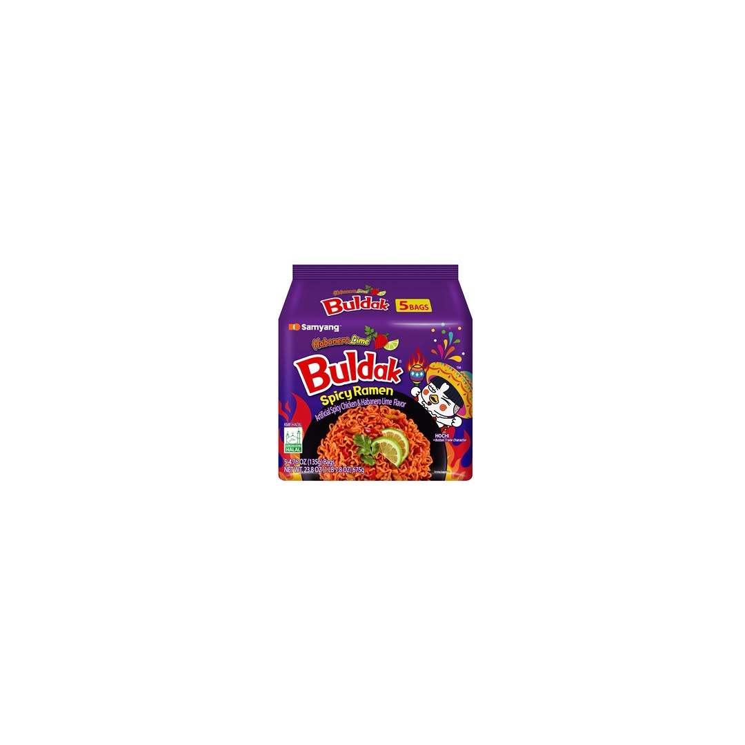 Samyang Buldak Habanero Lime Ramen – Single & 5-Pack Pricing
