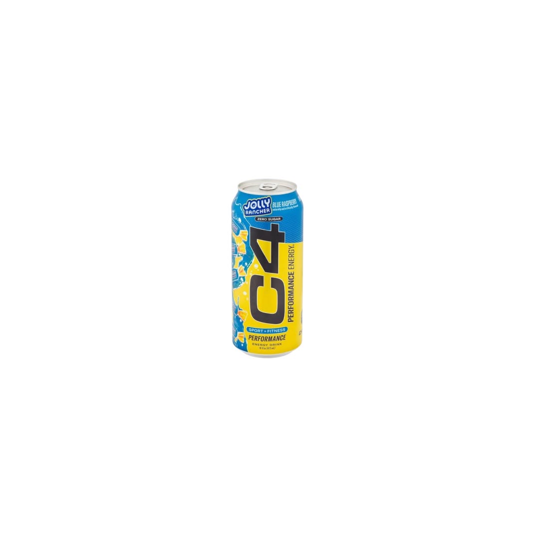C4 Jolly Rancher Blue Raspberry Energy Drink – Single & 4-Pack Pricing