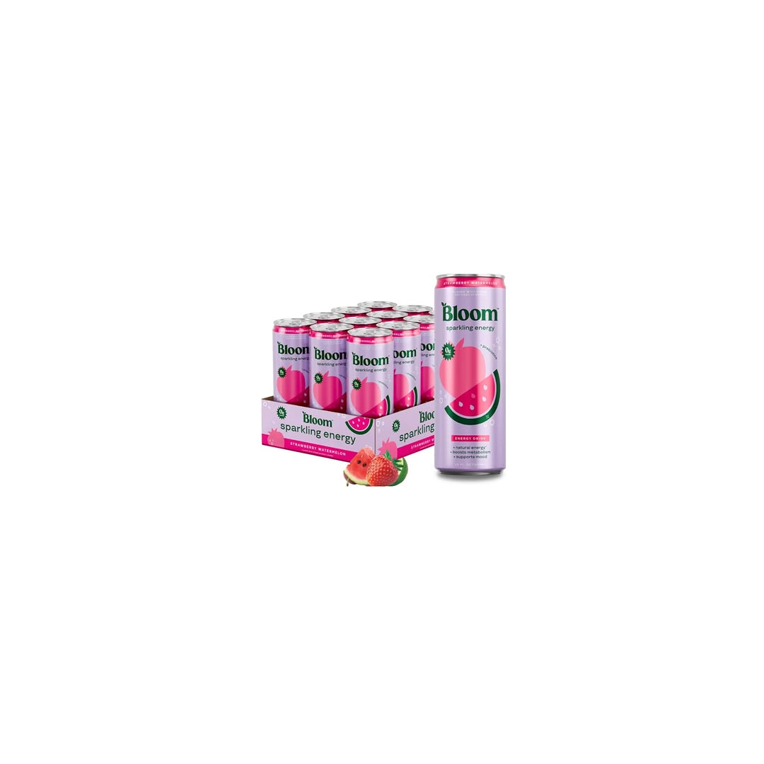 Bloom Energy Drink – Strawberry Watermelon – $7 per can