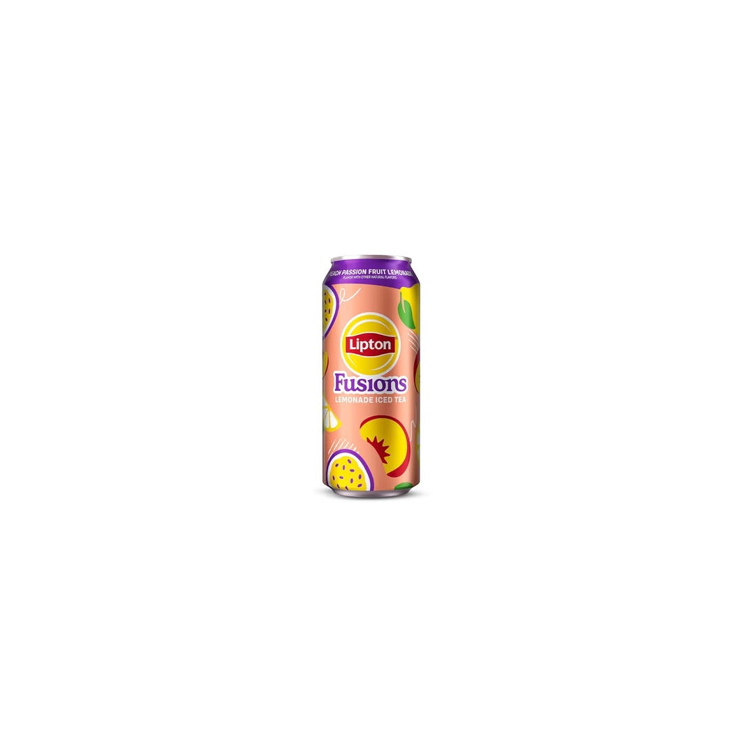Lipton Fusions Peach Passionfruit Lemonade – Single & 6-Pack Pricing