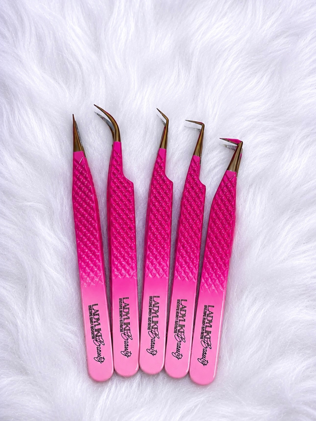 Ladylike Lashes & Brows – Fiber Tipped Tweezers $30 Each