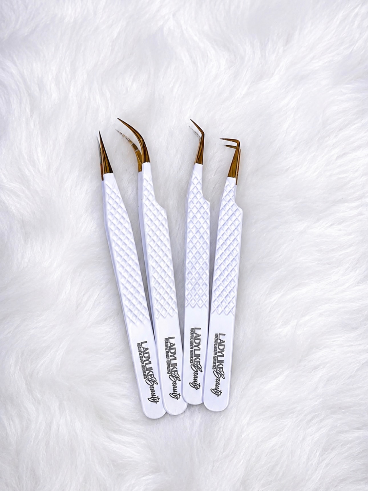 Ladylike Lashes & Brows – Fiber Tipped Tweezers $30 Each