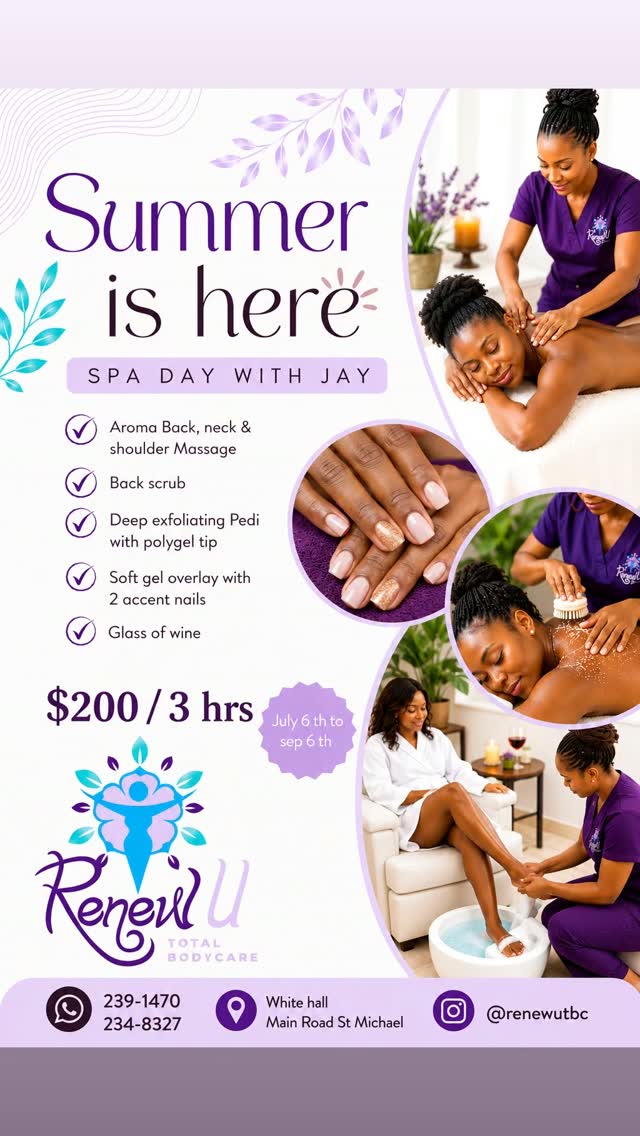 Summer Spa Day with Jay – 3-Hour Package for $200