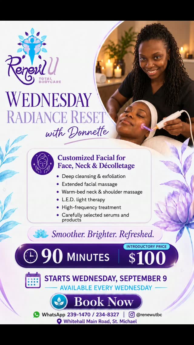 Wednesday Radiance Reset – 90-Min Customized Facial at Introductory Price of $100