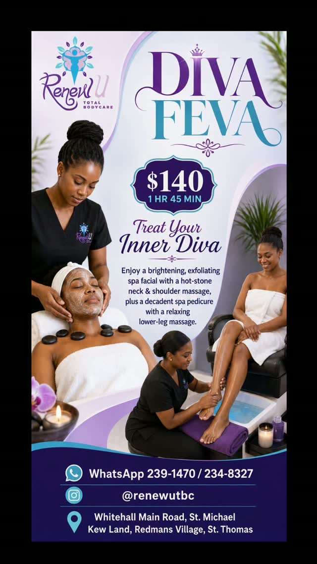 Diva Feva Spa Package – $140 for 1hr 45min of Pampering