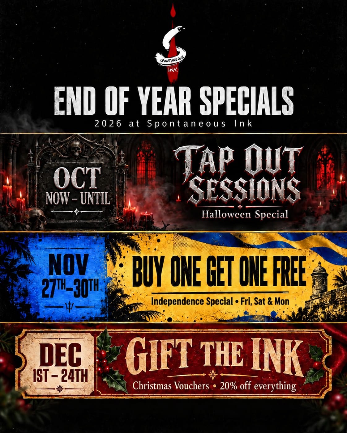 Welcome to the studio/platform SPONTANEOUS INK EXPERIENCE