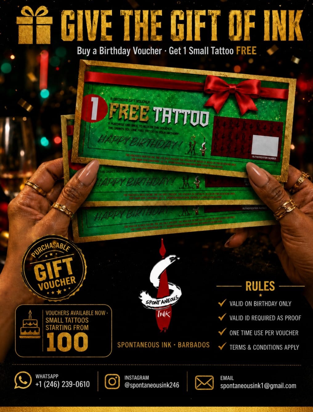 Welcome to the studio/platform SPONTANEOUS INK EXPERIENCE