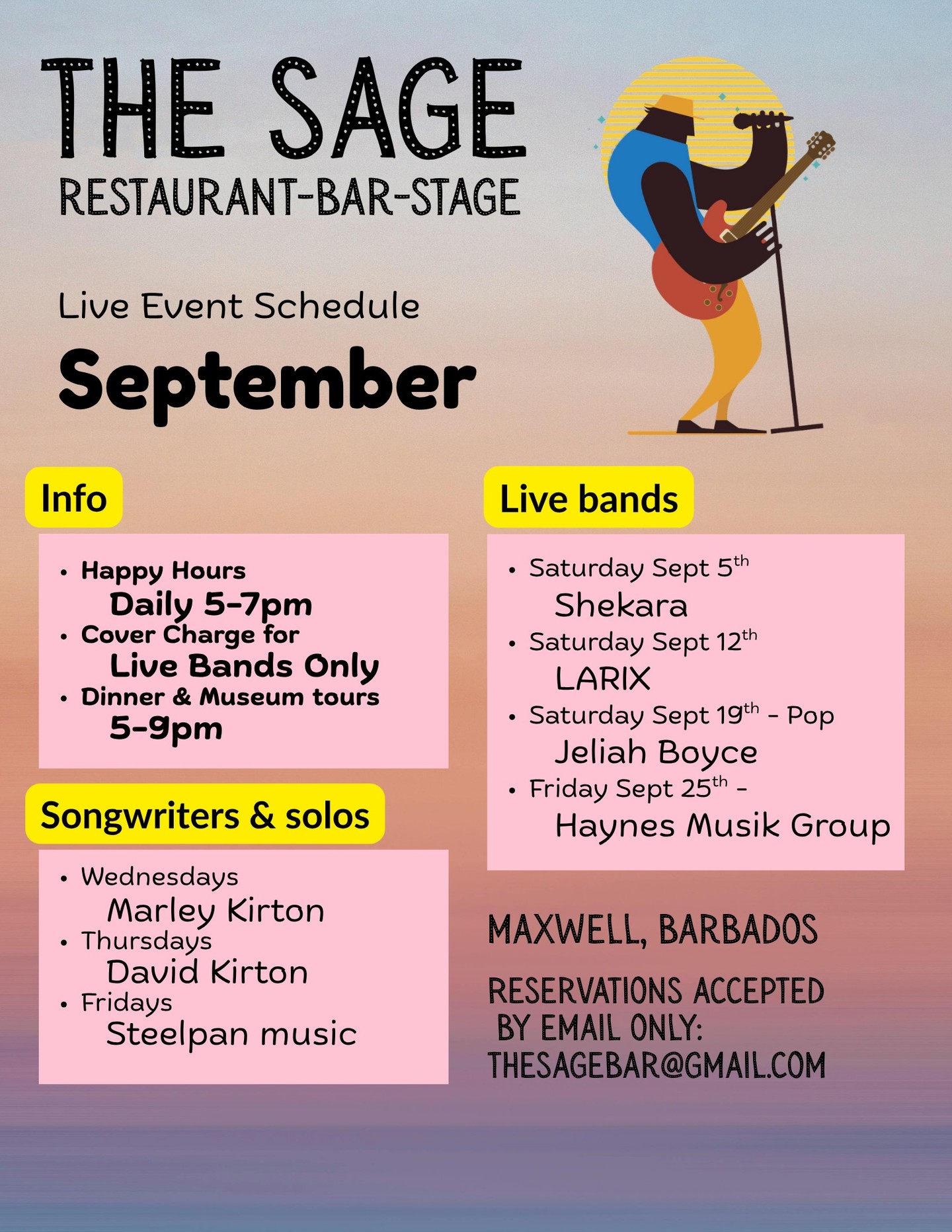 Happy Hour Deals at The Sage – Food, Drinks & Live Music