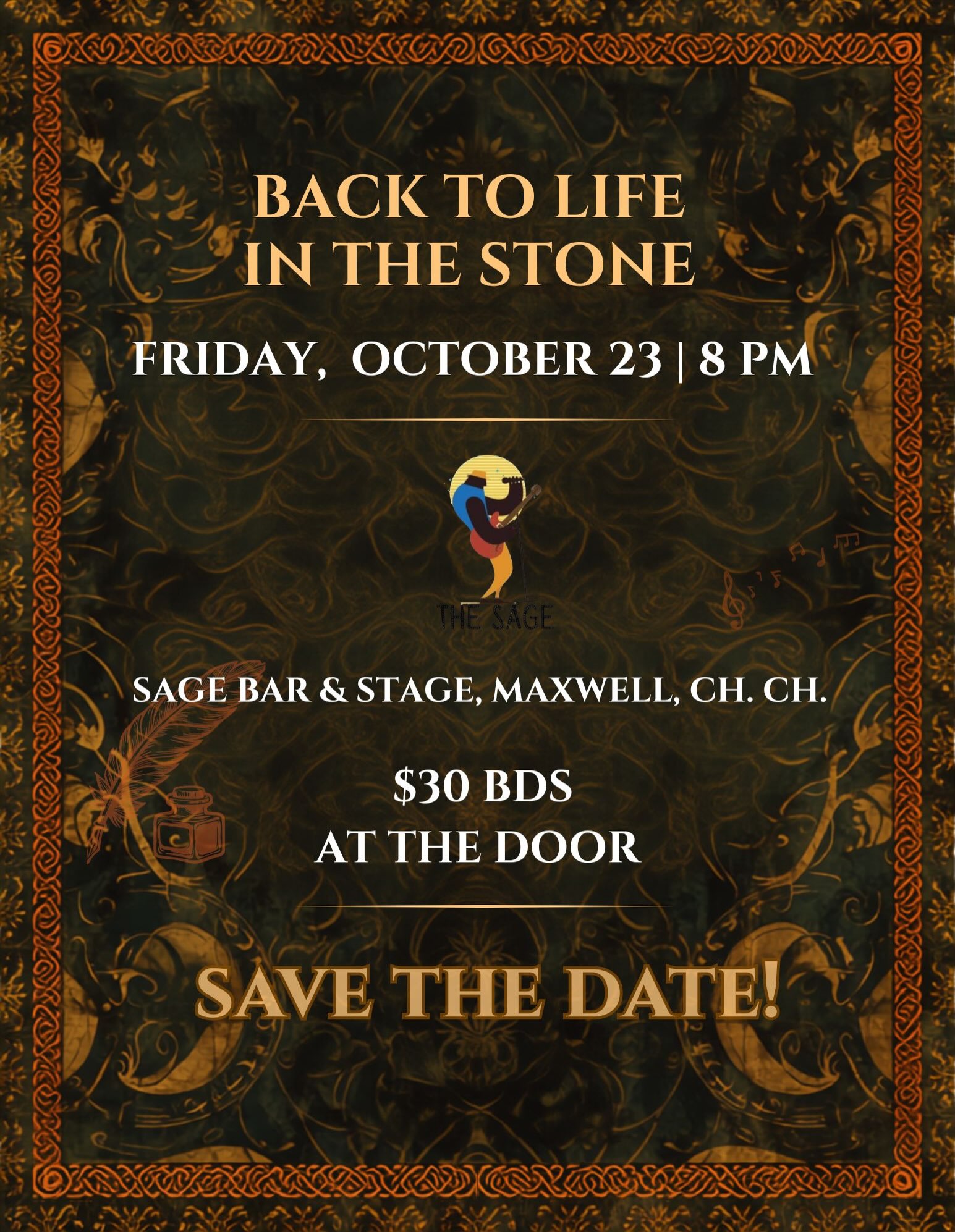Back to Life In the Stone – The Summer Storyteller & Friends Live at The Sage Bar