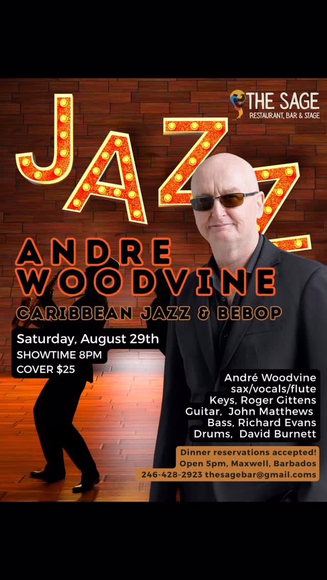 André Woodvine – Caribbean Jazz & Bebop Live at The Sage