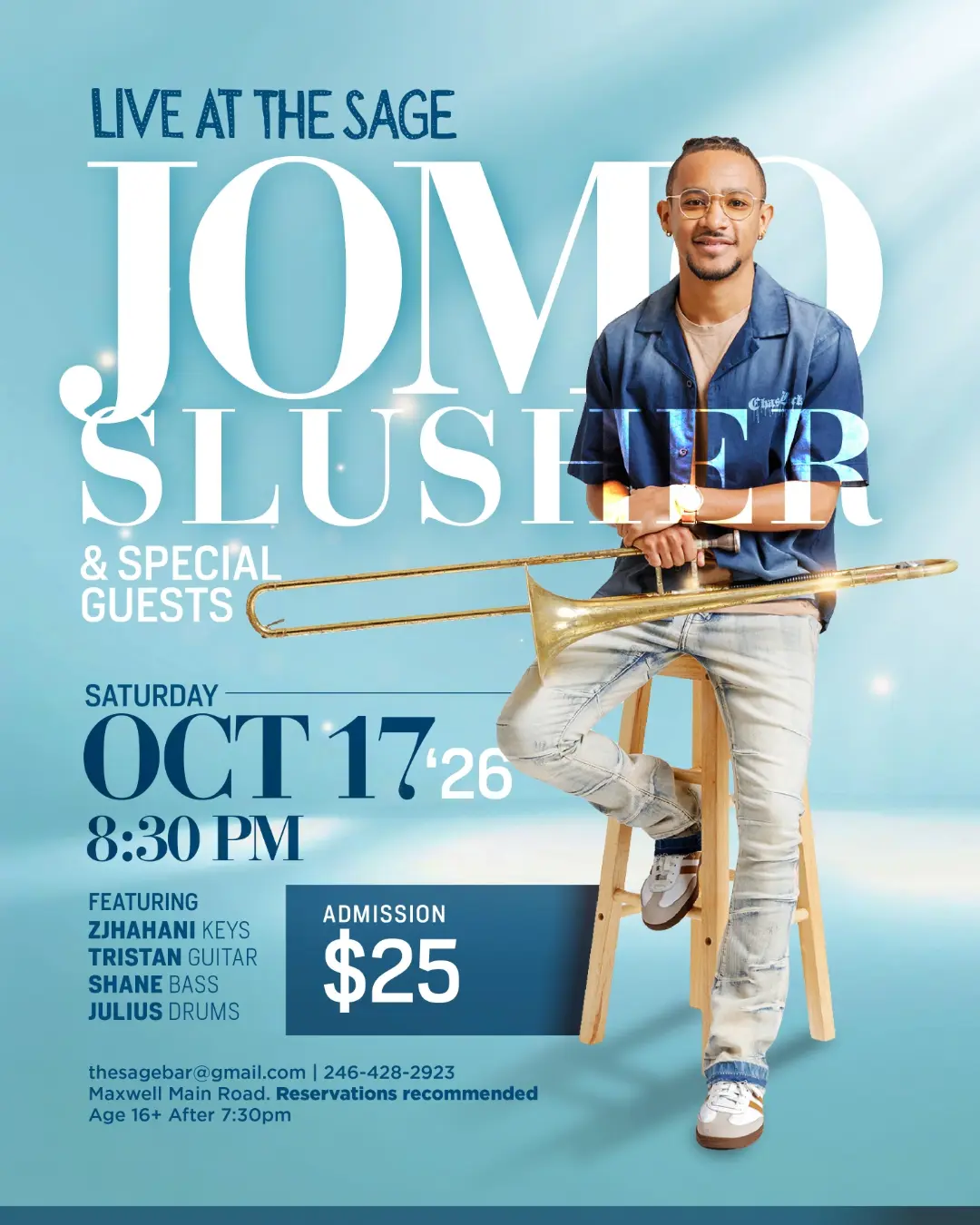 Live at The Sage: Jomo Slusher & Special Guests