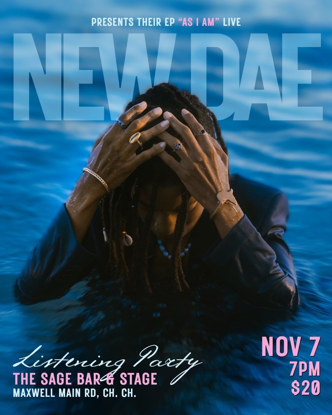 New Dae EP Listening Party: "As I Am" Live at The Sage Bar & Stage