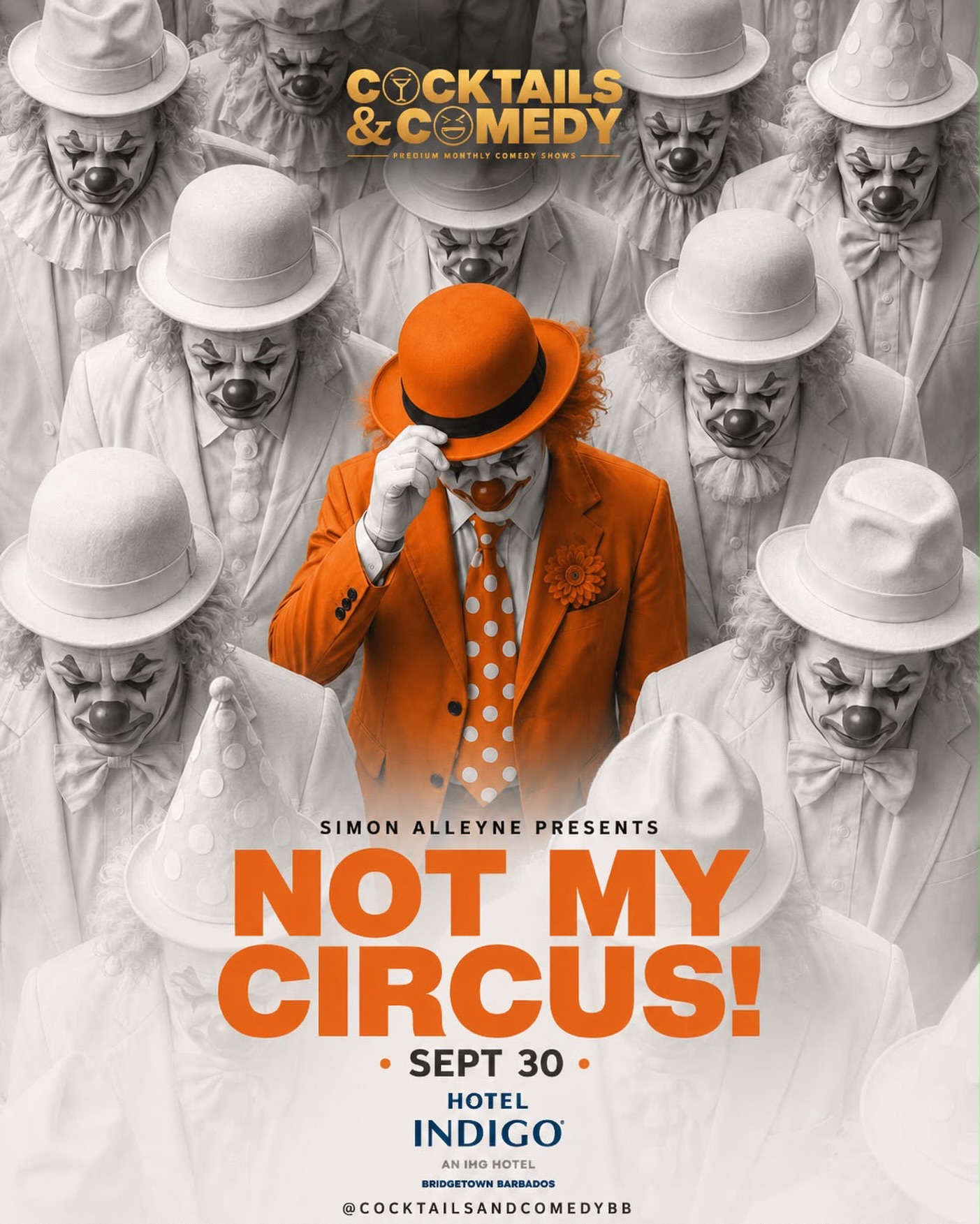 Cocktails & Comedy: Not My Circus! – Live Standup Comedy Night