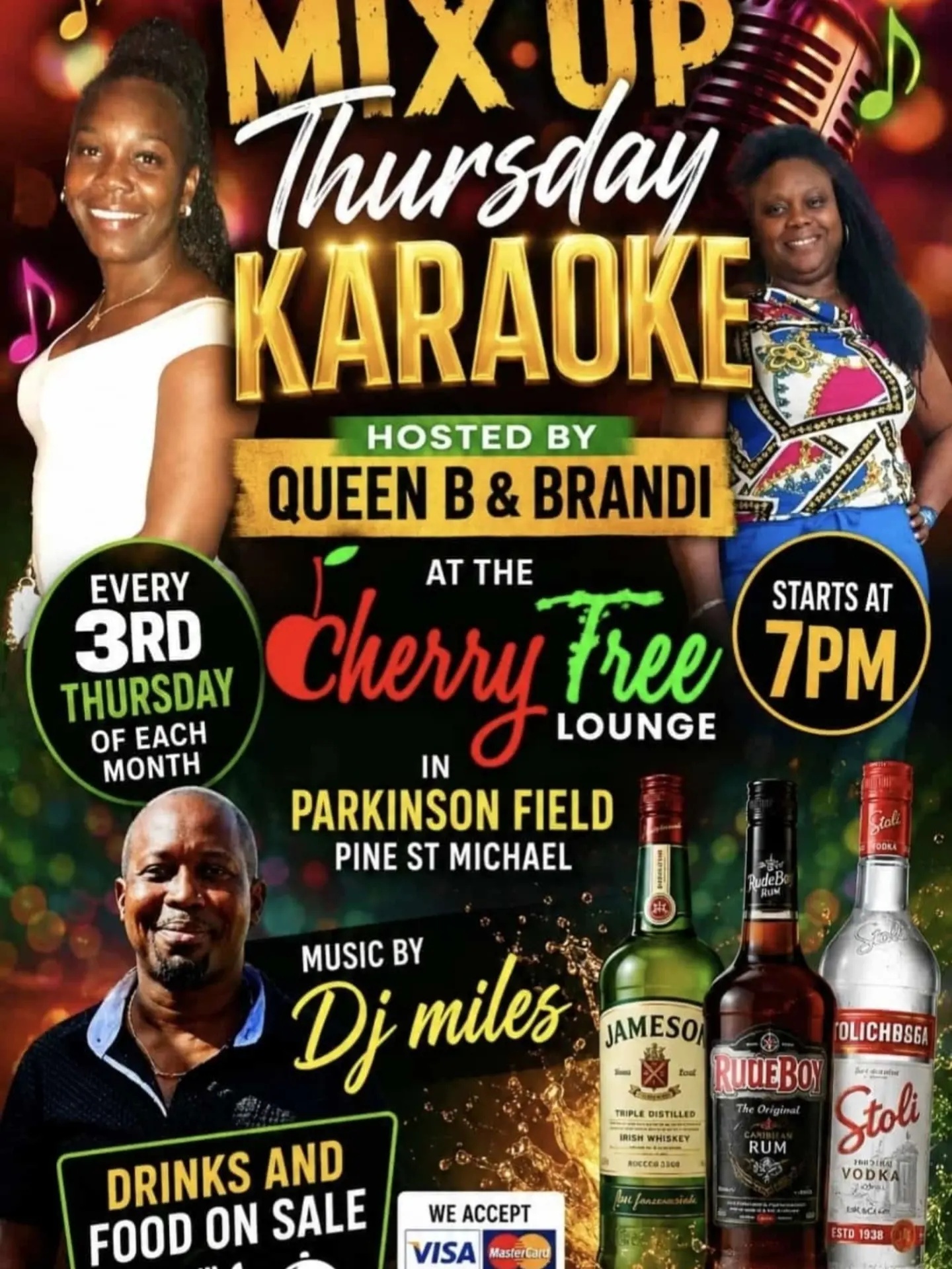 Mix Up Thursday Karaoke Night at Cherry Free Lounge