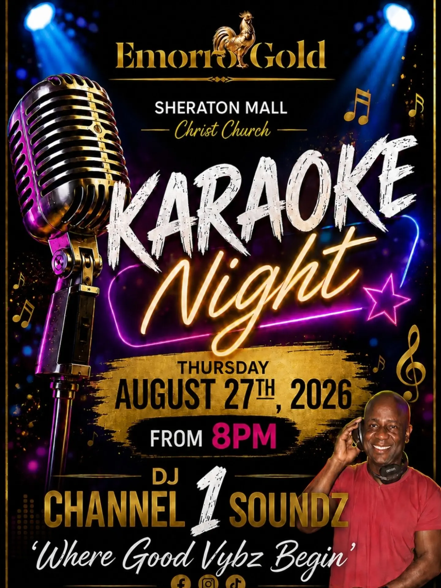 Karaoke Night at Emorro Gold – Sheraton Mall