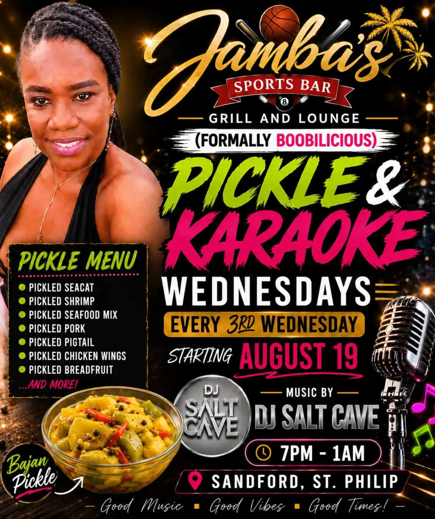 Pickle & Karaoke Wednesdays at Jamba's Sports Bar
