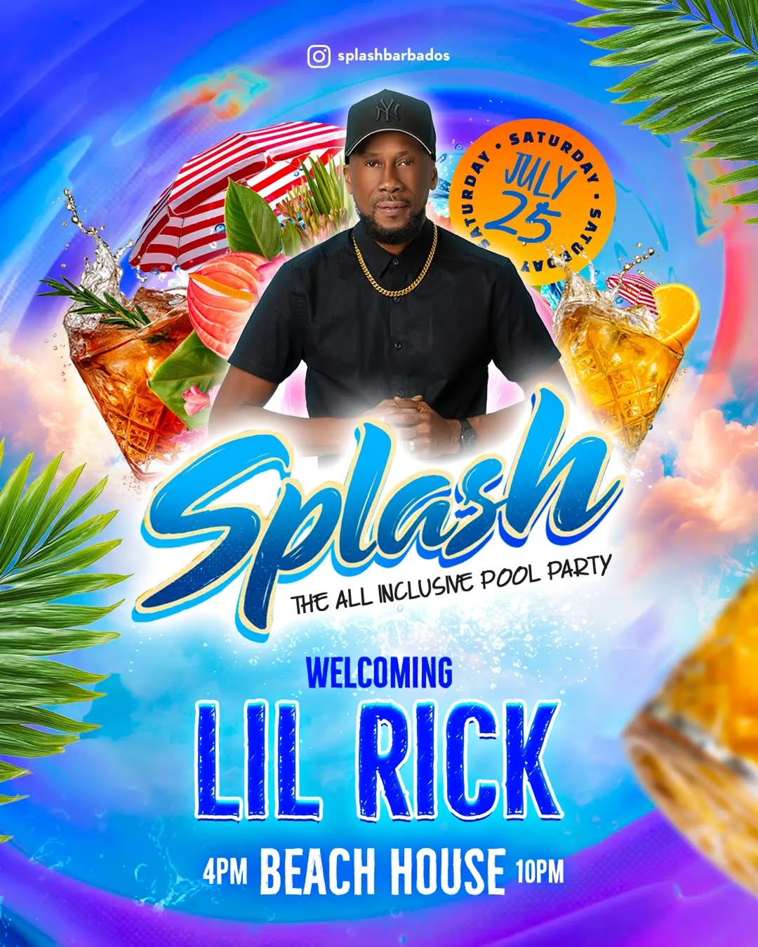Splash All Inclusive Pool Party ft. Lil Rick – July 25