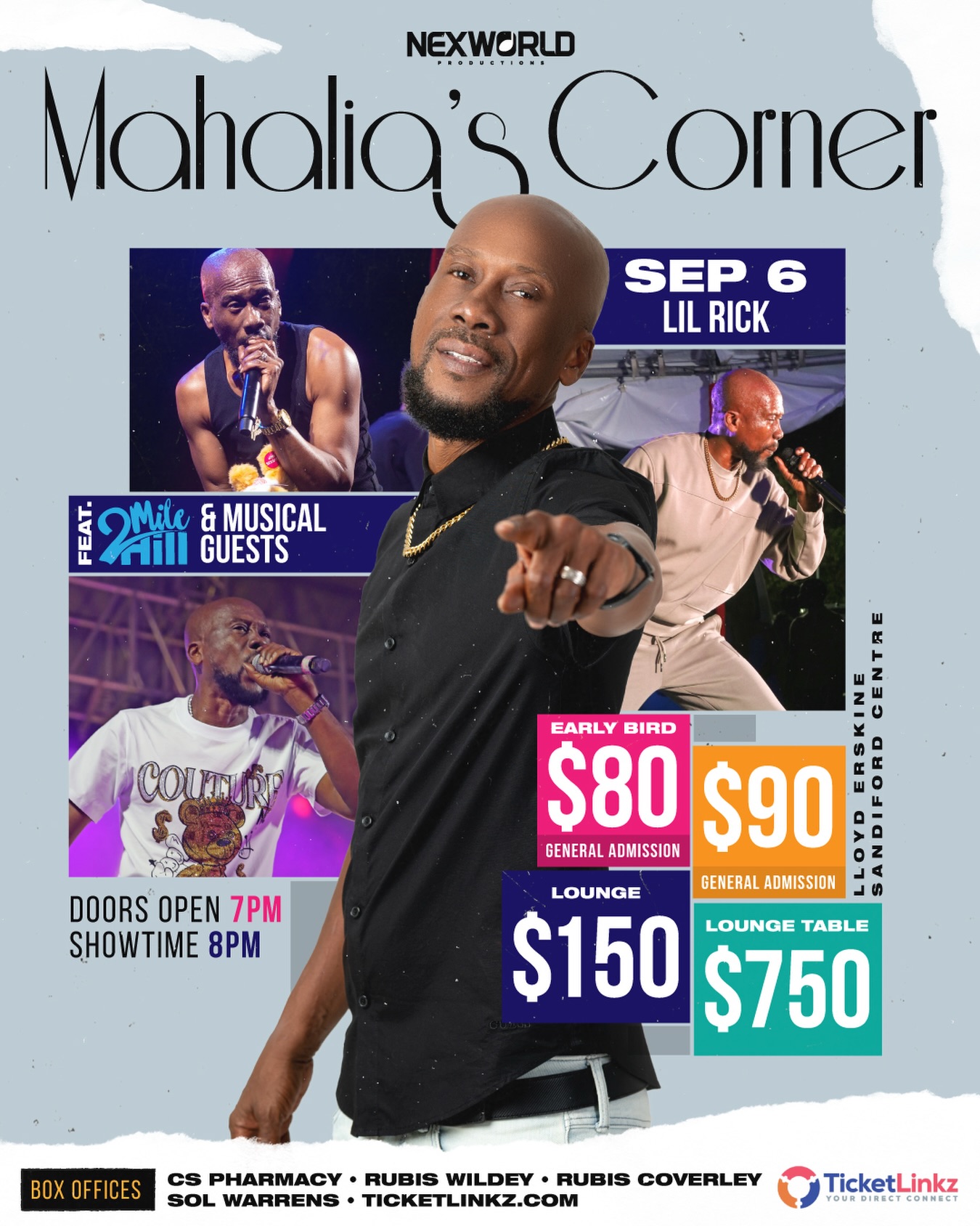 Mahalia's Corner – Lil Rick Acoustic Night & Series at Lloyd Erskine Sandiford Centre