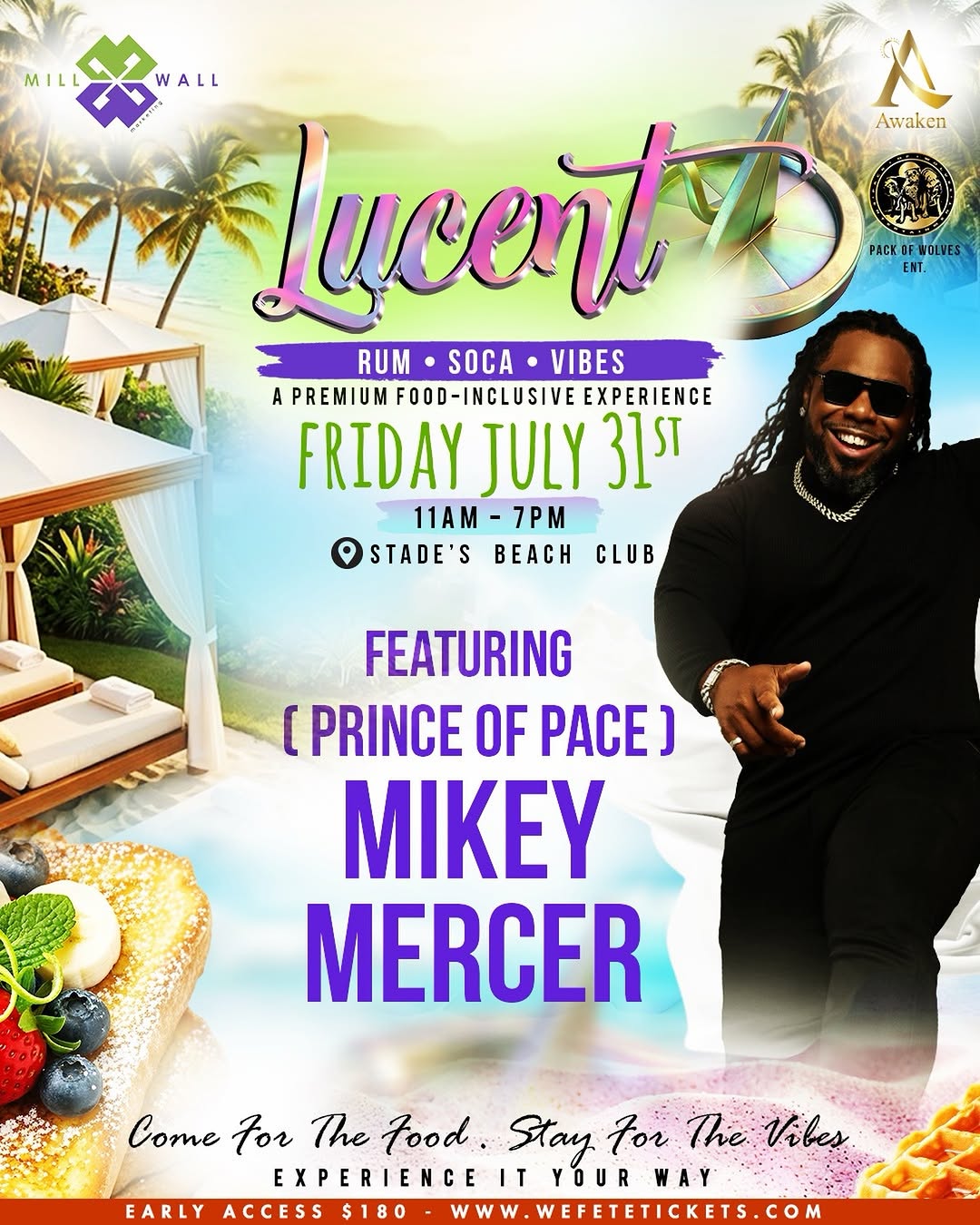 Lucent 2026 – Premium Food-Inclusive Beach Day Party ft. Mikey Mercer