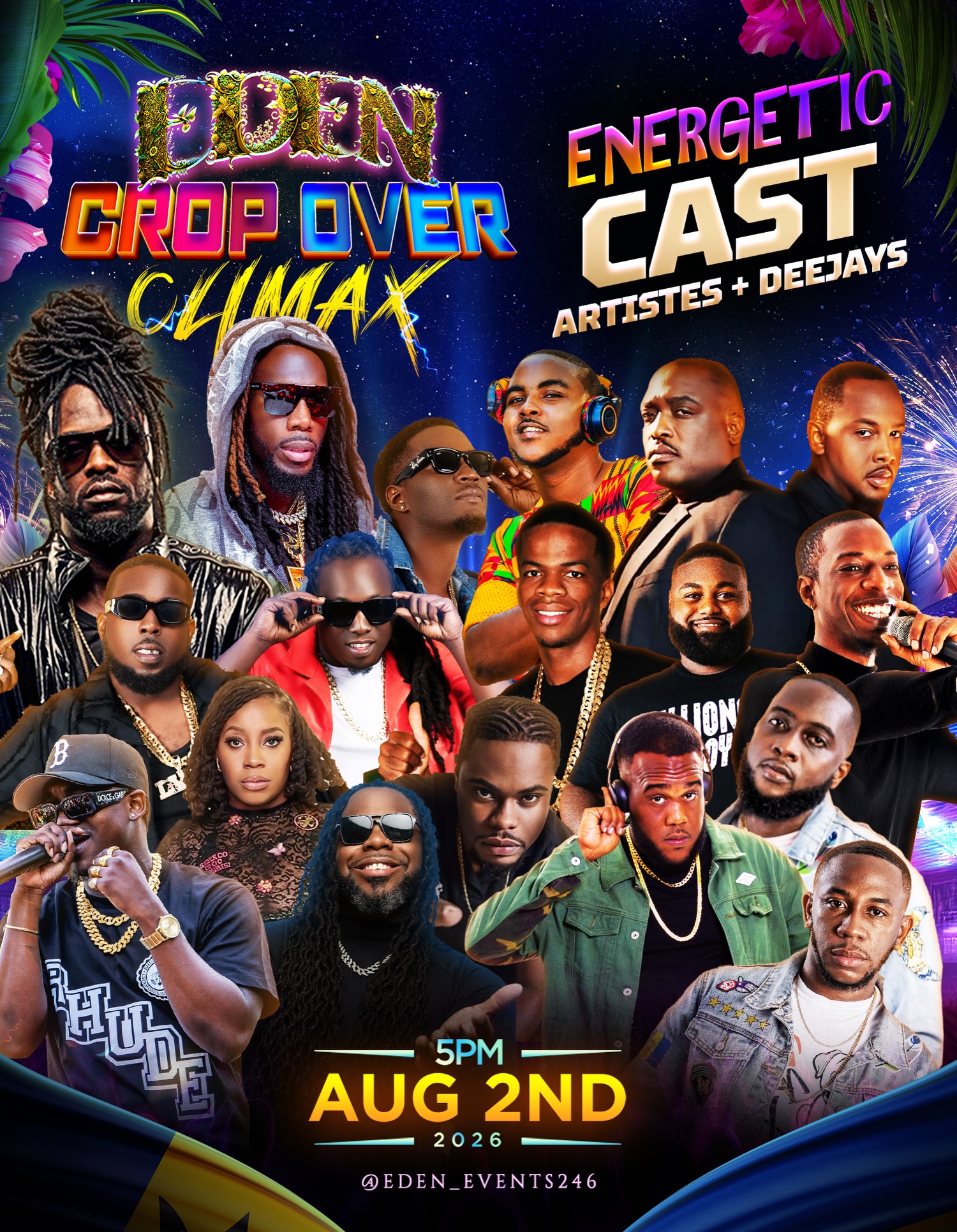 Eden Crop Over Climax 2026 – Early Bird Tickets $80