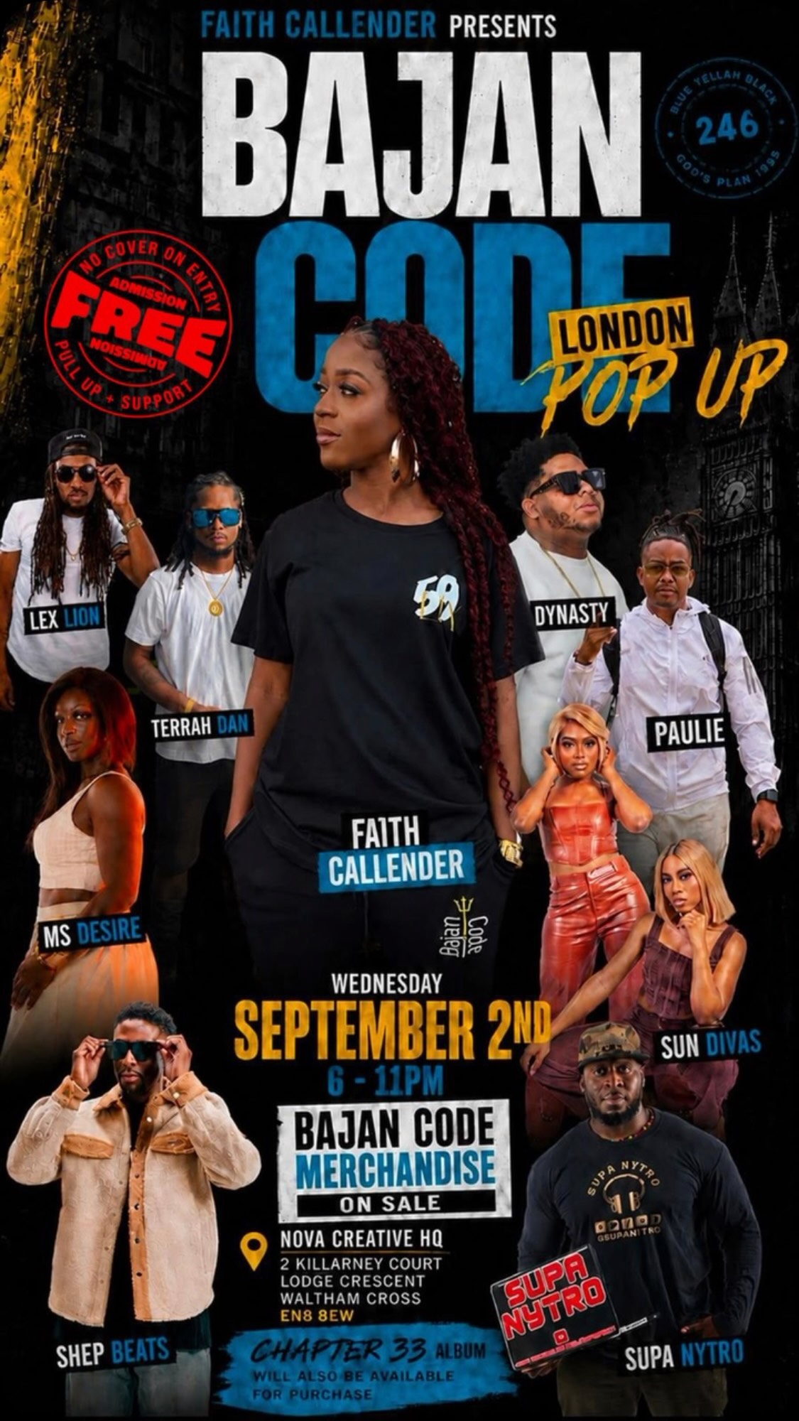 Bajan Code London Pop-Up – Free Entry Event