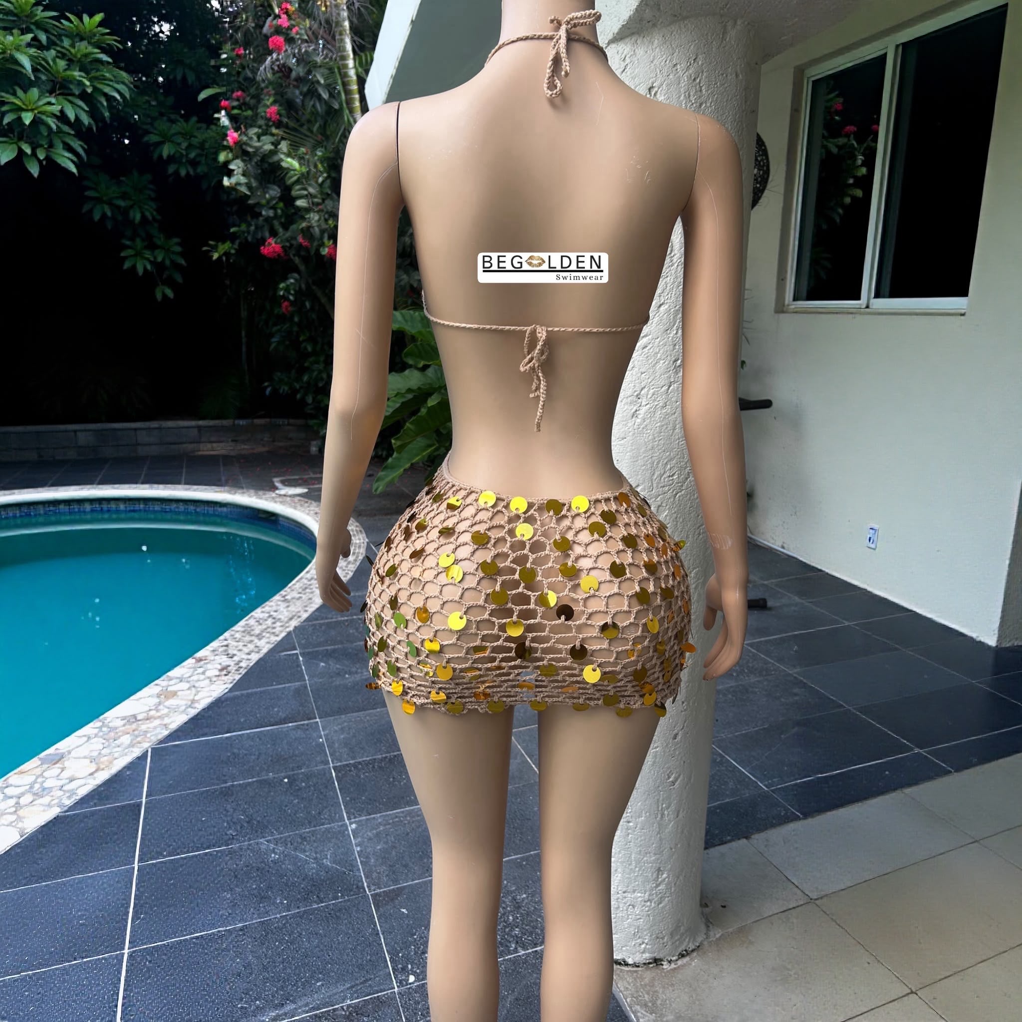 Sequin Crochet Coverup – $55 (XS, S & M)