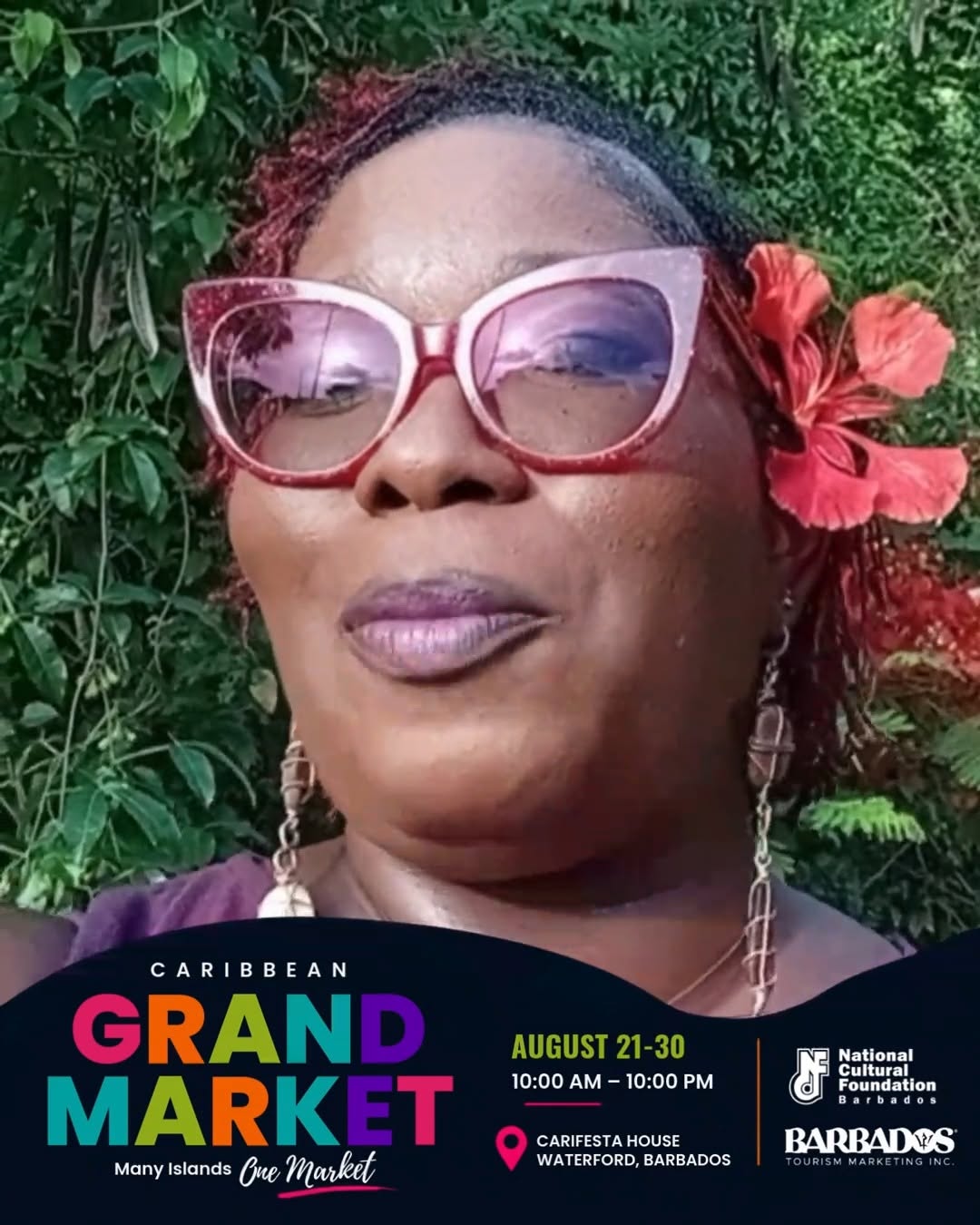 Caribbean Grand Market – Rachel Clement Sea Glass Accessories at CARIFESTA House