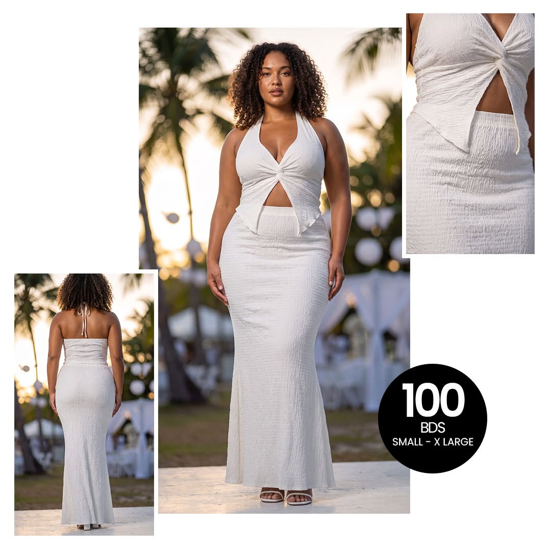 Mermaid Two-Piece Set – 100 BDS (Sizes S–XL)