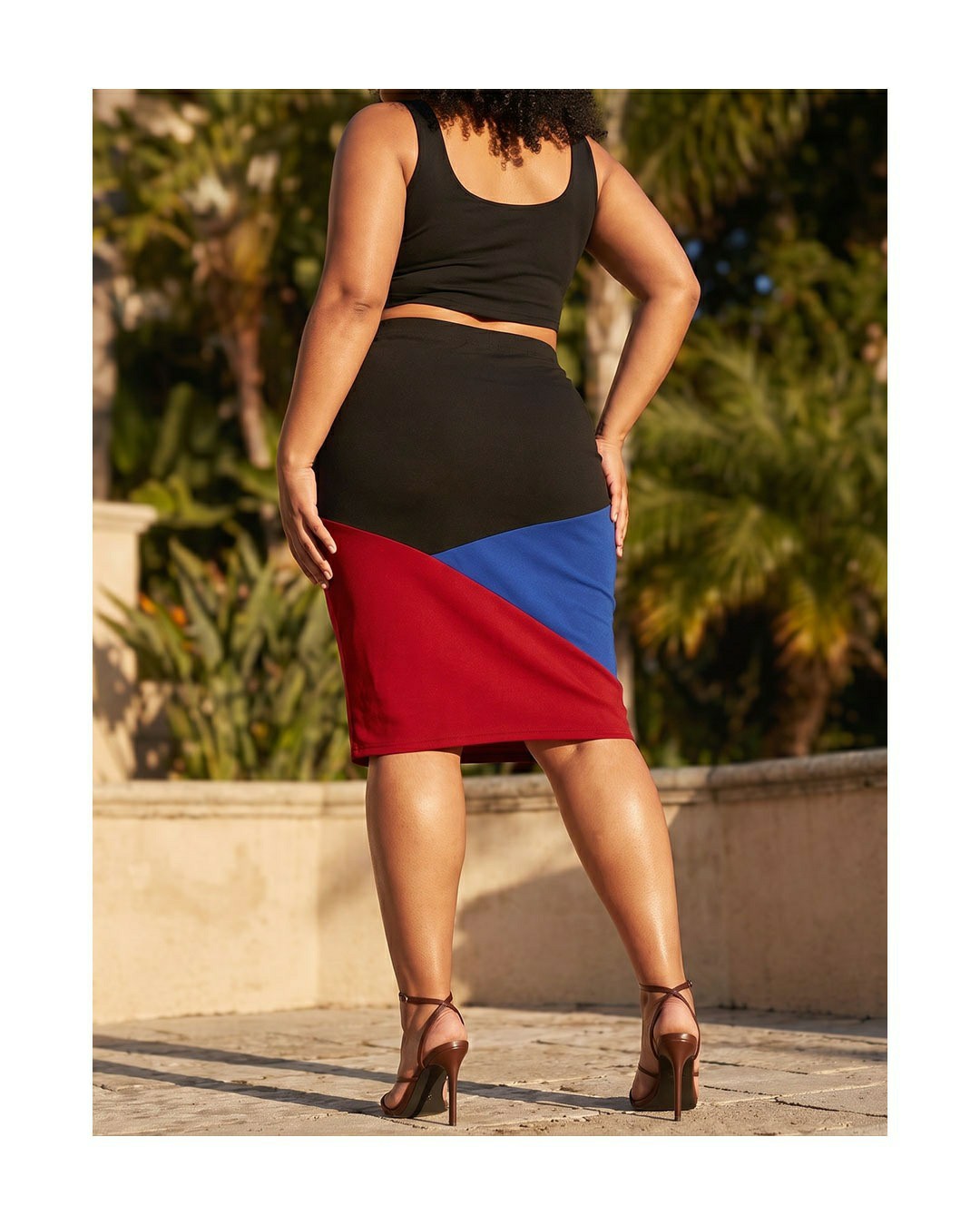 Color Block Pencil Skirt – BDS $55 | The FABS Store