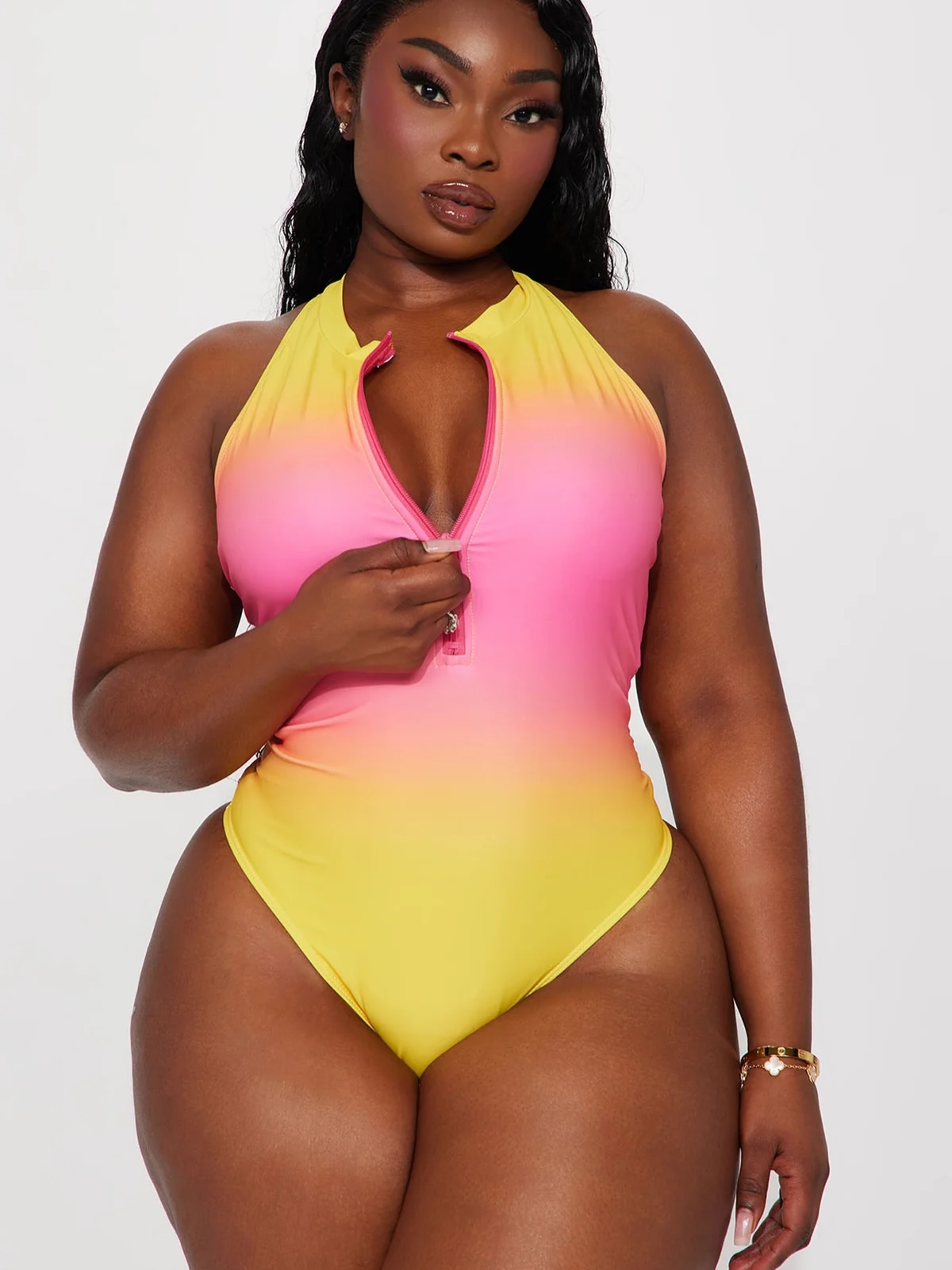 Ombré Zip Monokini Available + 10% Off for August Birthdays