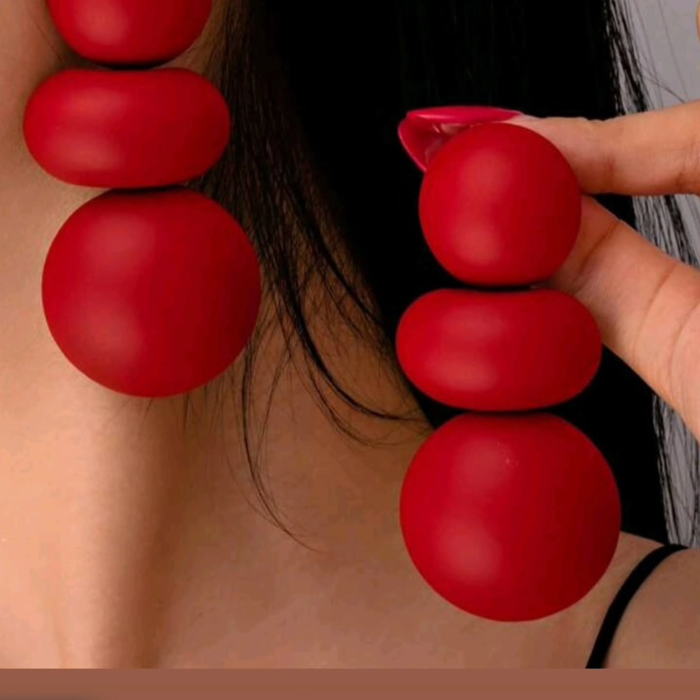 Statement Ball Earrings – $25.00