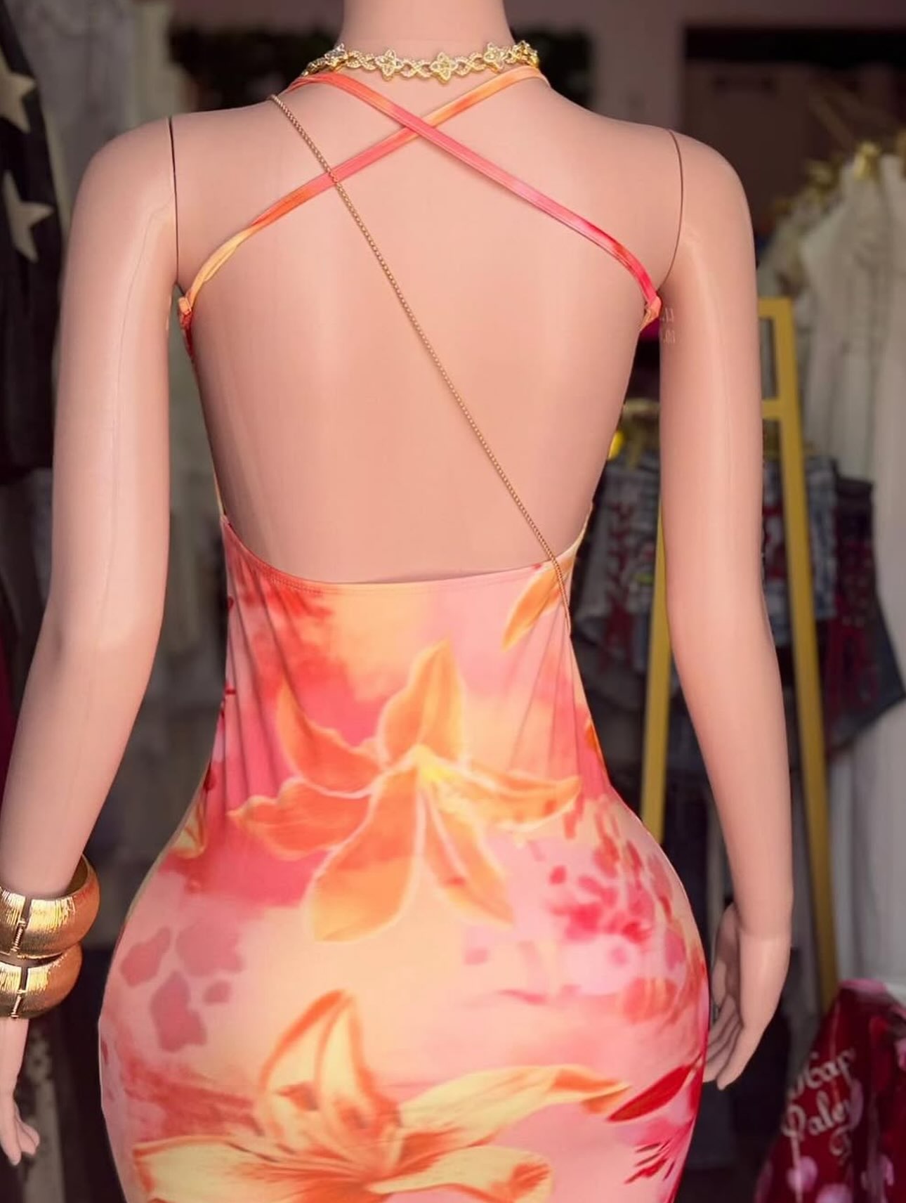 Deia Floral Maxi Dress – $80 at Shop Red Flamingo