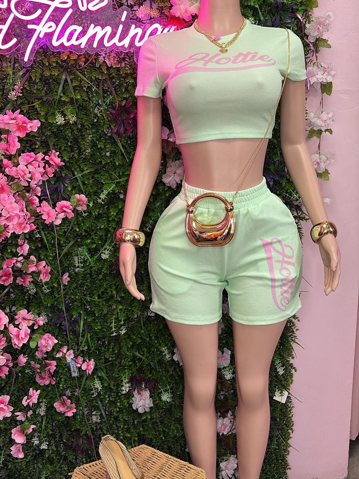 Hottie Shorts Set – $85 at Shop Red Flamingo