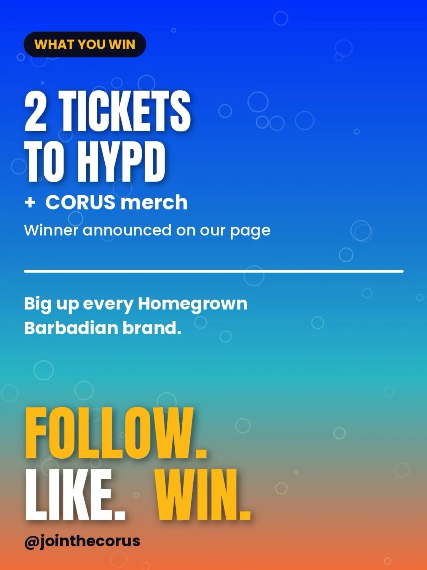 CORUS x HYPD Round 2 Giveaway – Win 2 Tickets to Hyp'd + CORUS Merch