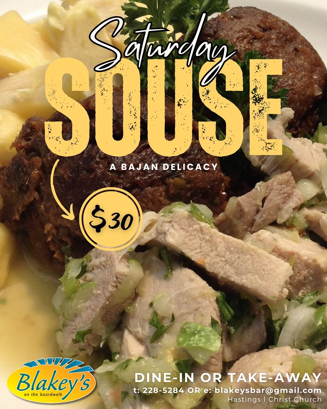Saturday Souse – Bajan Delicacy at $30