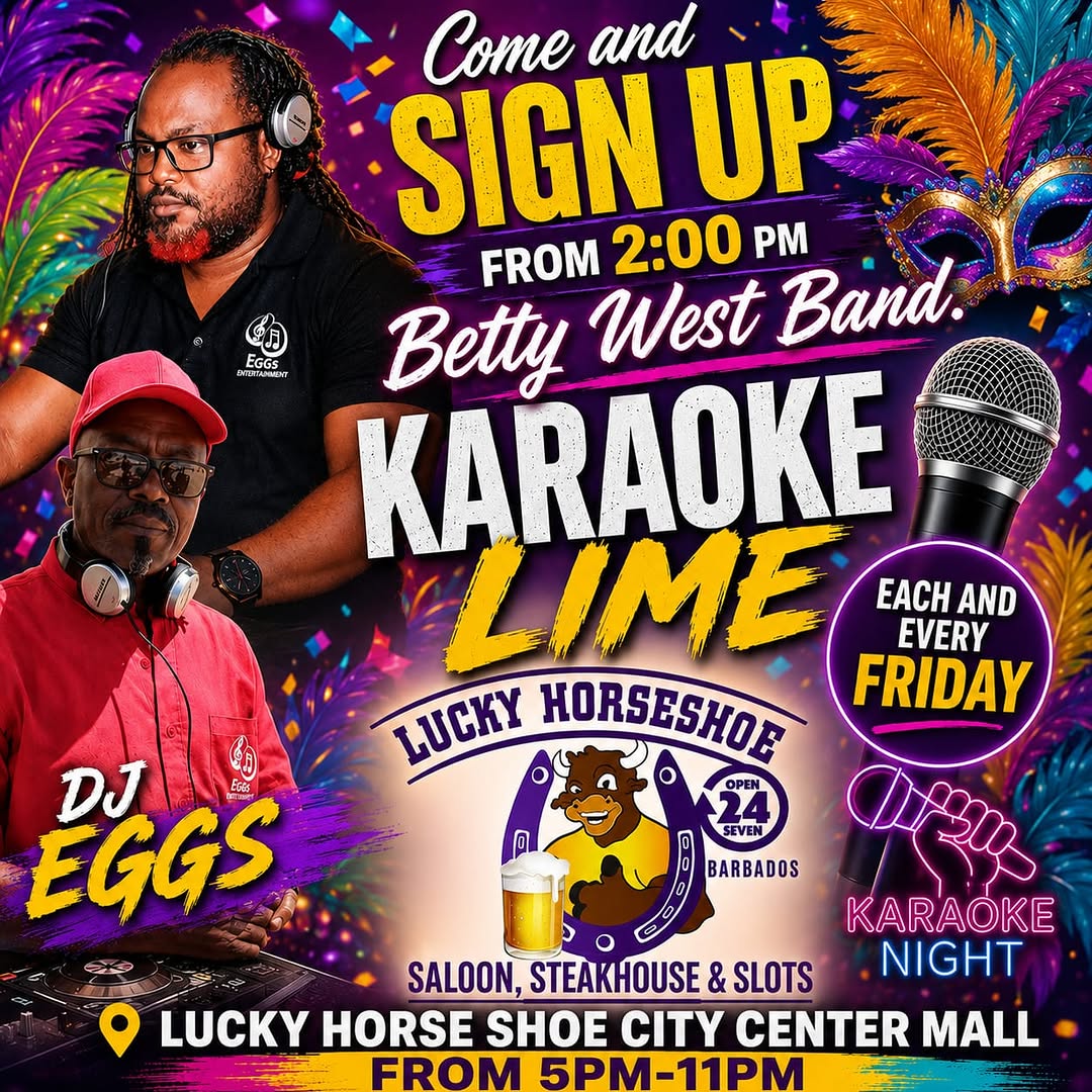 Karaoke Lime Every Friday with Betty West Band & DJ Eggs at Lucky Horseshoe