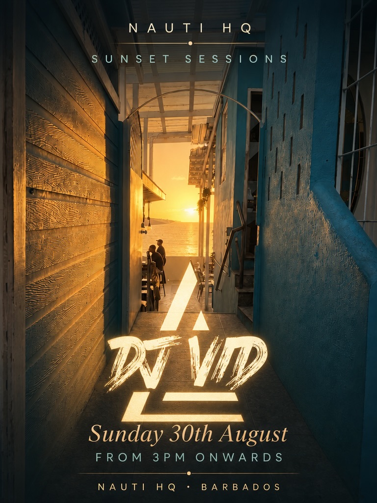 Sunset Sessions with DJ VID at Nauti HQ – Sunday 30th August from 3PM