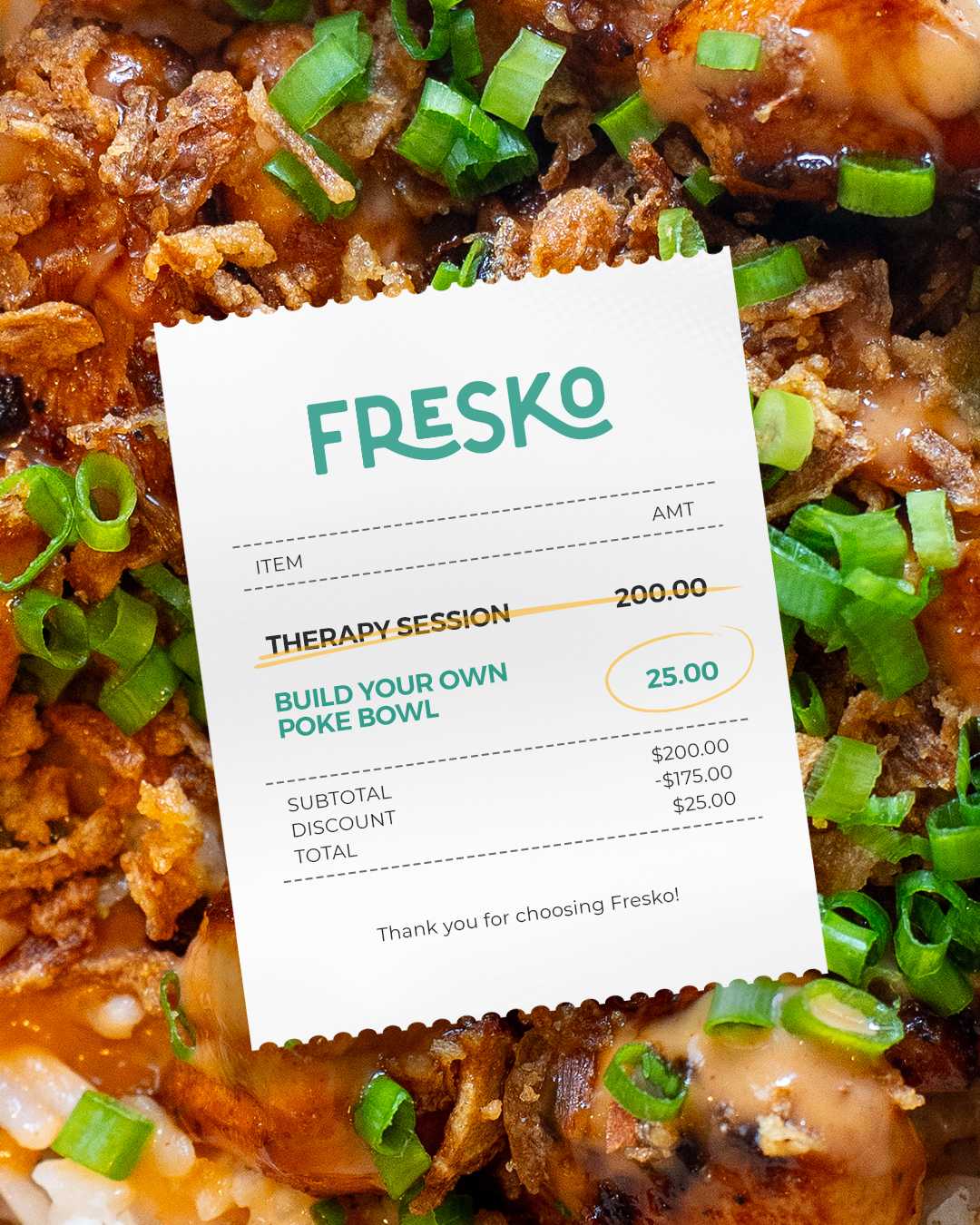 Build Your Own Poke Bowl for Just $25 at Fresko Barbados