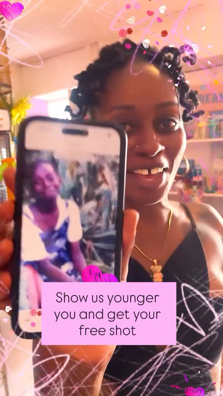 Show Us Younger You & Get a Free Shot at Happyness Cafe