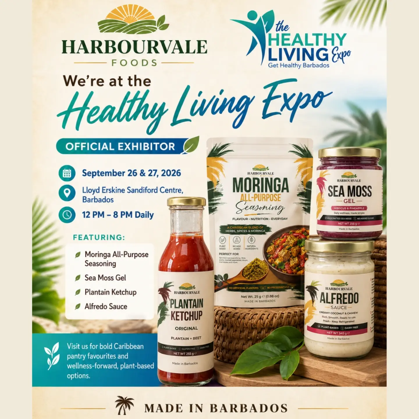 Free Attendee Passes to the Healthy Living Expo – Harbourvale Booth