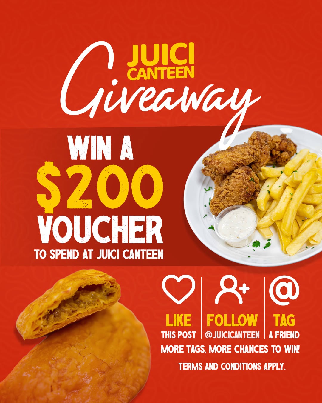 Juici Canteen $200 Voucher Giveaway