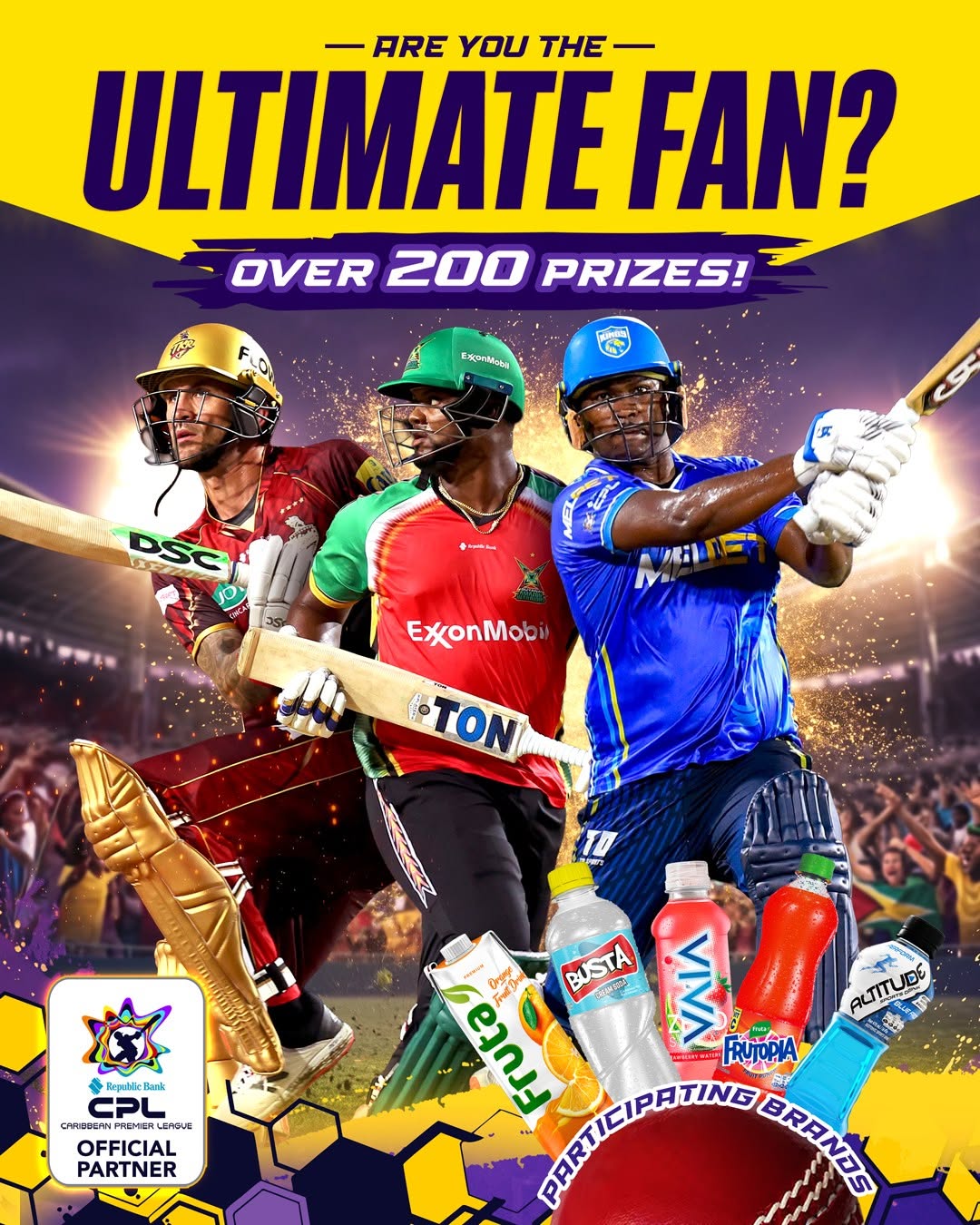 SMJ Beverages Ultimate Fan CPL 2026 – Win Over 200 Prizes!