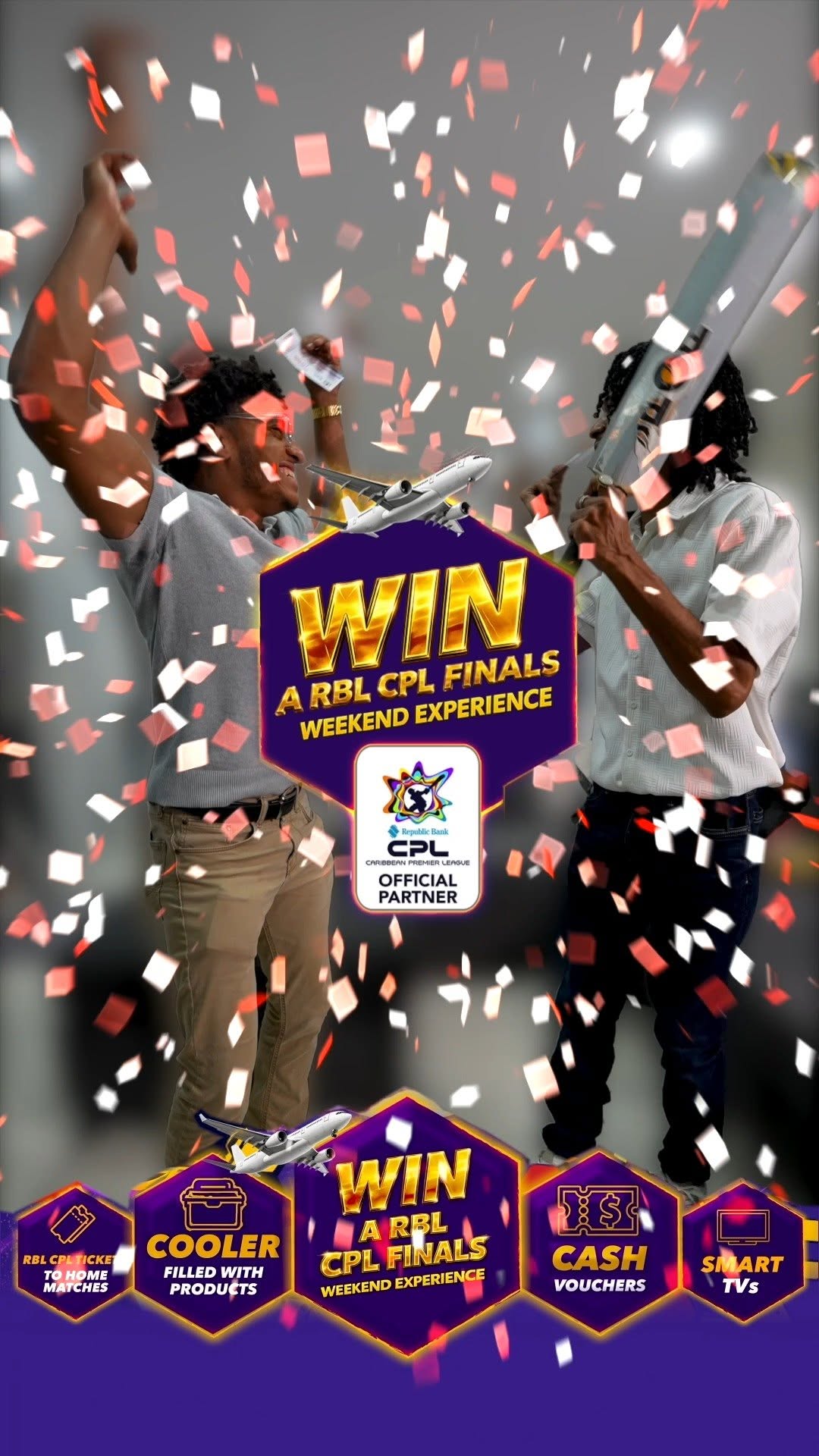 Win a CPL Finals Weekend Experience – SMJ Beverages Ultimate Fan Competition