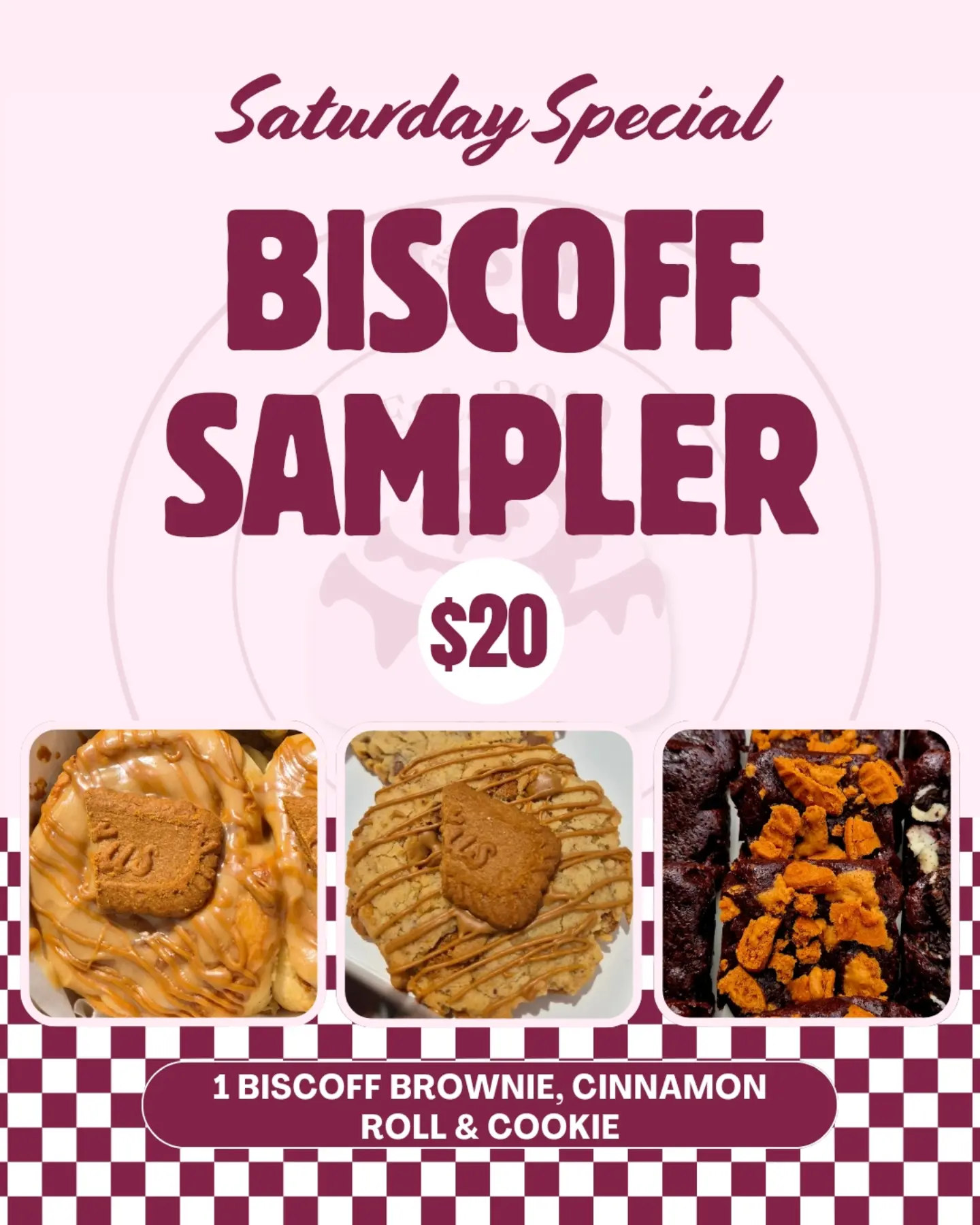 Saturday Special: Biscoff Sampler – $20