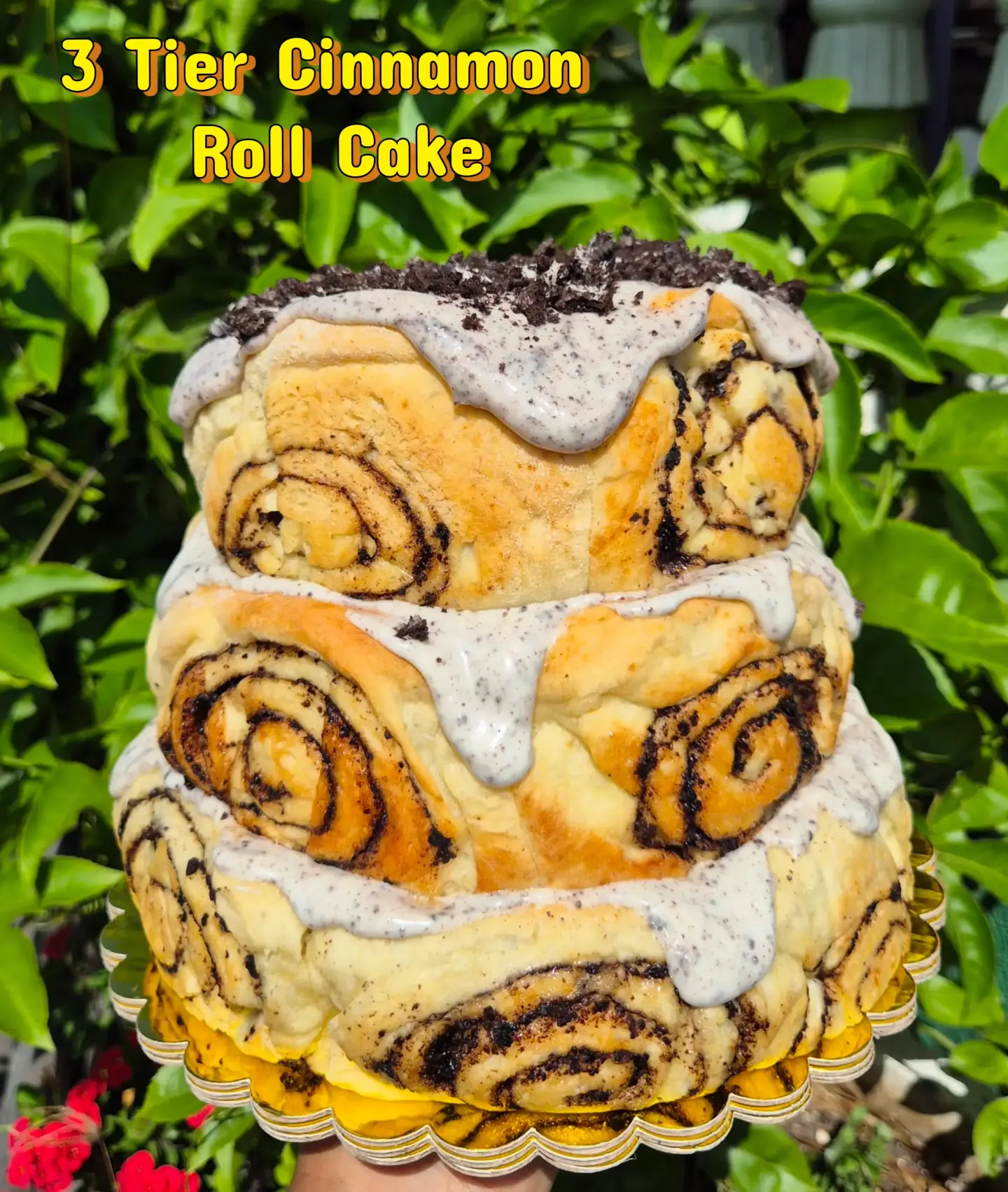 Tiered Cinnamon Roll Cakes Now Available to Order
