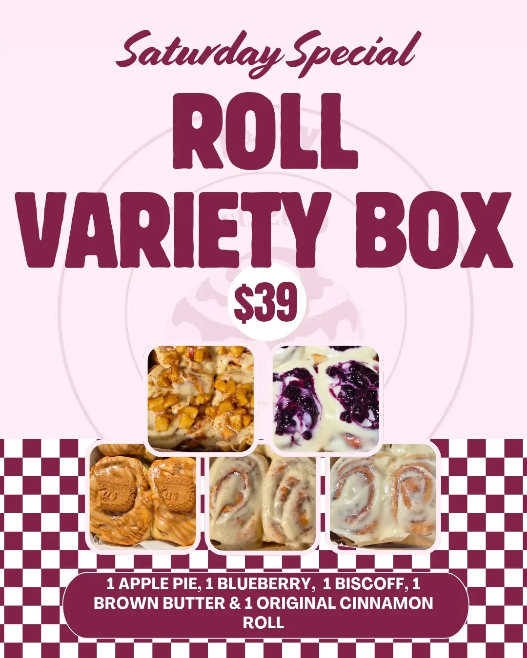 Saturday Special: Roll Variety Box – $39