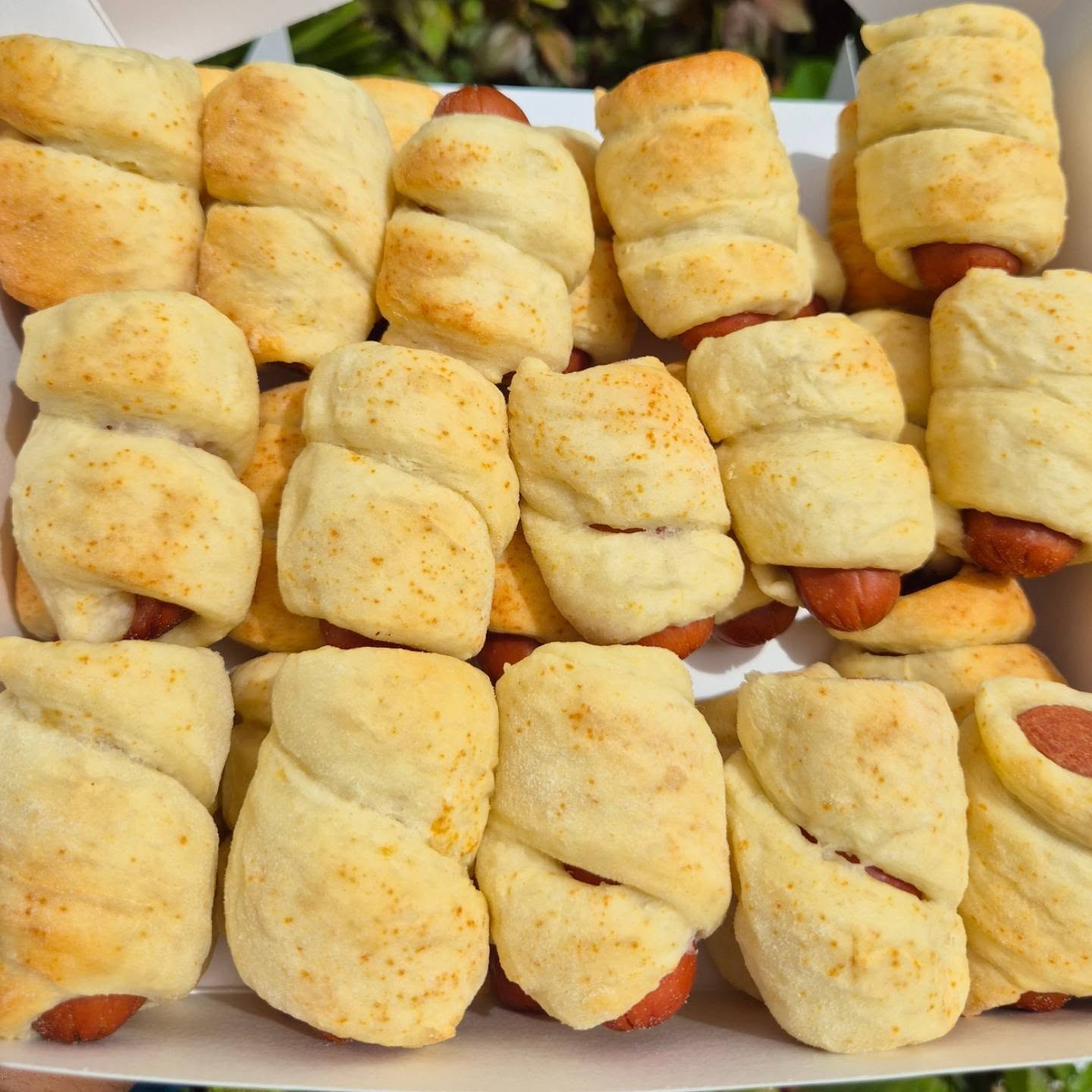 Mini Pretzel Dogs – Box of 30 for $60