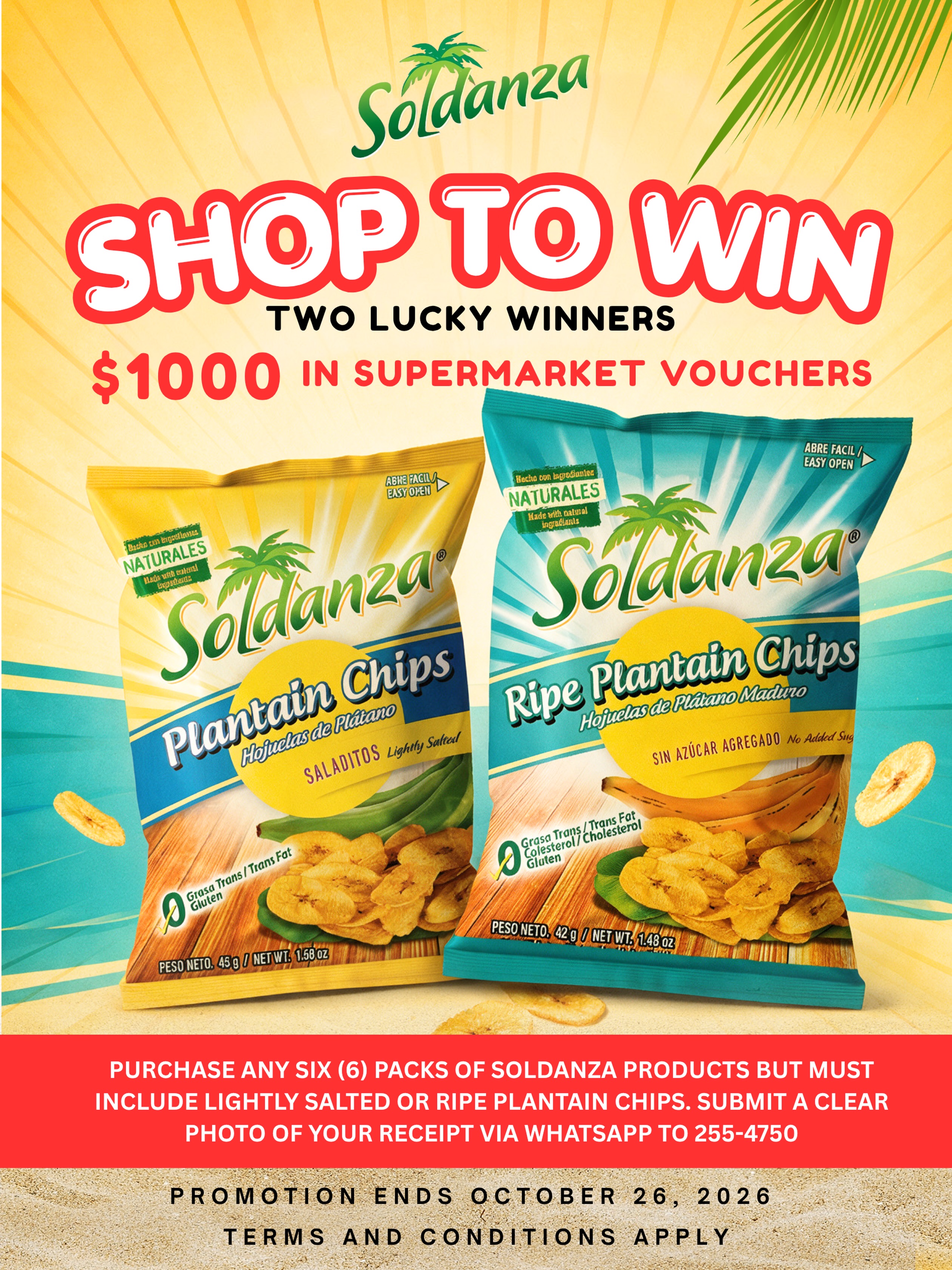 Soldanza Shop to Win – Two Lucky Winners Get $1,000 in Grocery Vouchers