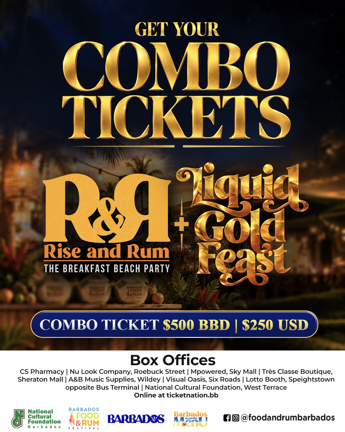 Barbados Food & Rum Festival 2026 – Liquid Gold Feast featuring Chef Michael Hinds